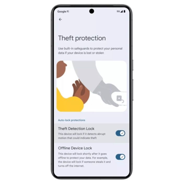 Новая функция безопасности Android блокирует устройство при обнаружении движения, связанного с кражей