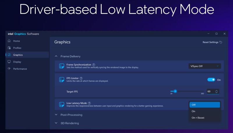 Intel выпустила приложение Intel Graphics Software для разгона и настройки своих видеокарт