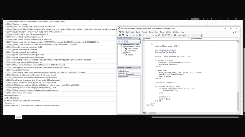 Энтузиаст запустил Linux внутри Microsoft Excel. Просто потому что мог — Tproger
